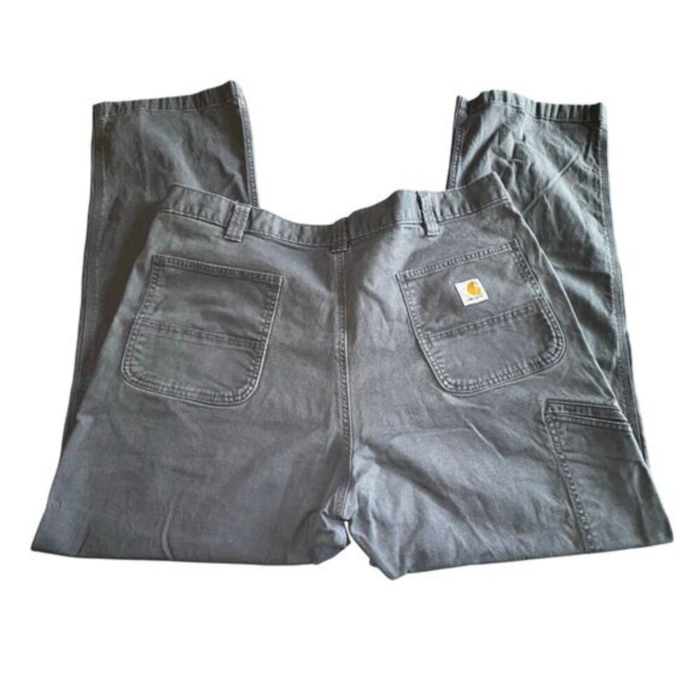 Carhartt Relaxed Fit Gray Cargo Pants Men’s 40x32 Workwear Casual Minimalist‎